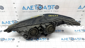 Фара передняя правая в сборе Ford Fusion mk5 17-20 галоген, с DRL, песок