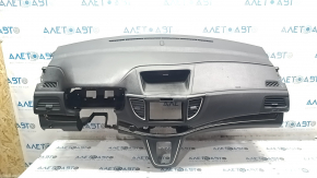 Торпедо передняя панель без AIRBAG Honda CRV 15-16 черная, царапины