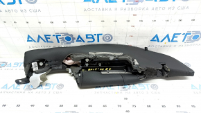 Подушка безпеки airbag сидіння задня ліва Chevrolet Bolt EV 22-23 шкіра чорна, біла і синя строчка, що стрільнула