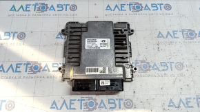 Блок ECU компьютер двигателя Hyundai Sonata 15-19 2.4 надлом фишки