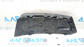 Решетка переднего бампера левая Audi A4 B9 17-19 без радара, хром, песок