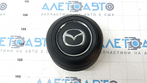 Подушка безопасности airbag в руль водительская Mazda CX-9 16- черная, царапны, ржавый пиропатрон