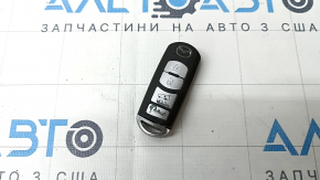 Ключ Mazda CX-9 16-smart, 4 кнопки, поліз хром, потерт