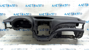 Торпедо передня панель з AIRBAG Subaru Impreza WRX GH 09-14 чорна, подряпини