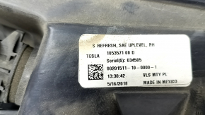 Фара передня права Tesla Model S 16-20 в зборі рест UP-LEVEL, пісок, подряпини