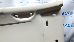 Обшивка потолка VW Tiguan 09-17 без люка, бежевый, надрыв, под химчистку, вмятины, царапины