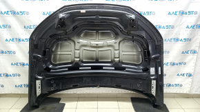 Капот голий Audi Q5 80A 18-24 алюміній, чорний LY9T, відколи, тичка