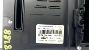 Панель управління радіо Ford Fusion mk5 13-20 SYNC 3 SONY з підігрівом та вентиляцією, коричневе, потерто