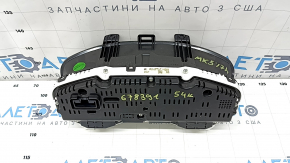 Щиток приборов Ford Fusion mk5 17-20 2 дисплея, hybrid, 54к, сломаны крепления, царапины