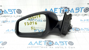 Дзеркало бічне ліве BMW 3 F30 4d 13-18 usa 5 пінів, кріплення мат, поворотник, синє