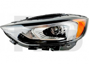 Фара передняя левая в сборе Ford Edge 19- BI-LED тип 2, желтый поворотник, DRL