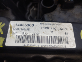 Двигун BMW 5 G30 18-20 B46B20B 2.0T RWD 530e hybrid, 110к, топляк, клин, пробитий блок, на з/ч