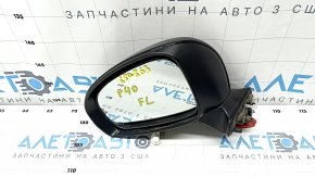 Дзеркало бічне ліве Toyota Prius V 12-17 5 пінів, чорне, подряпина