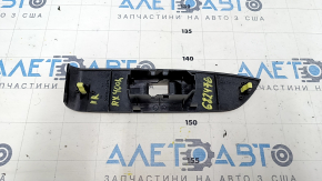 Накладка управління склопідйомником ззаду права Lexus RX300 RX330 RX350 RX400h 04-09 сіра, подряпини