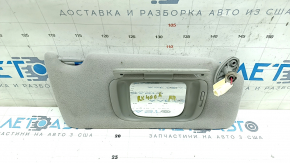 Козирок правий Lexus RX300 RX330 RX350 RX400h 04-09 сірий, без гачка, під чищення