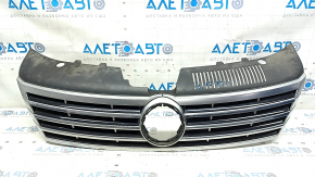 Решетка радиатора grill VW CC 13-17 рест, вздулся хром, песок