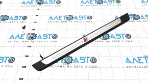 Накладка порогу передня ліва Audi A4 B9 17- S-Line з підсвічуванням, подряпини