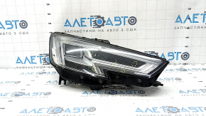 Фара передня права в зборі Audi A4 B9 17-19 Full LED, пісок, павутинка