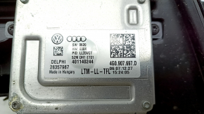 Фара передняя правая в сборе Audi A4 B8 13-16 рест ксенон led, песок, царапины