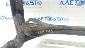Подрамник задний Audi A4 B9 17-20 AWD, микротрещины 2 сайлентблока, ржавчина