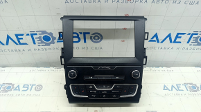 Панель управління радіо Ford Fusion mk5 13-20 SYNC 3, подряпини, облізло покриття