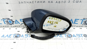Дзеркало бічне праве у зборі Ford Fusion mk5 19-19 12 пінів, поворотник, підігрів, підсвічування, BSM, синє, тичка