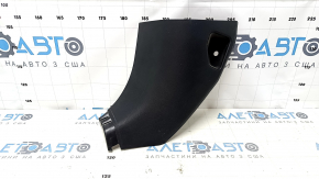 Накладка передней стойки нижняя левая Lexus RX350 RX450h 16-22 черная, царапины