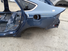 Четверть крыло задняя левая Ford Fusion mk5 13-20 на кузове, синяя, не заводское отверстие, тычки