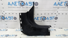 Накладка передньої стійки нижня права Ford Mustang mk6 15-23 чорна, затерта, подряпини