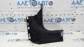Накладка передньої стійки нижня права Ford Mustang mk6 15-23 чорна, затерта, подряпини