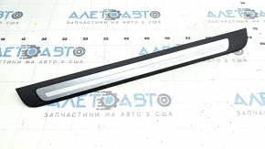 Накладка порога зовнішня передня ліва Audi A4 B8 08-16 седан хром, тичка, подряпини