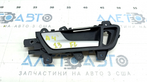 Ручка двери внутренняя передней левой Audi A4 B8 13-16 рест, серая