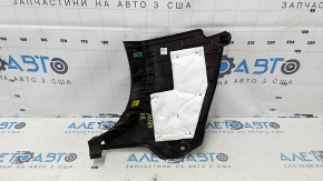 Накладка передней стойки нижняя правая Hyundai Azera 12-17 черная, царапины, затерта