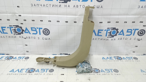 Накладка передньої стійки нижня ліва Ford Fusion mk5 13-16 бежева, потертість