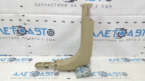 Накладка передньої стійки нижня ліва Ford Fusion mk5 13-16 бежева, подряпини, під чищення