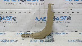 Накладка передньої стійки нижня ліва Ford Fusion mk5 13-16 бежева, подряпини, під чищення