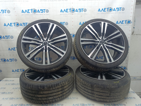 Комплект дисков R20*8.5J 5*108 4шт Ford Fusion mk5 13-20, 245/35, 6мм, Durun, Pirelli, бордюрка, надрывы
