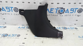 Накладка передньої стійки права нижня Mazda 3 14-18 BM чорна, подряпина, затерта