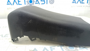 Накладка центральной консоли задняя Honda Civic X FC 16-21 черная, царапины