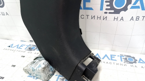 Накладка передней стойки нижняя правая Hyundai Santa FE Sport 13-18 черная, царапины, затерта