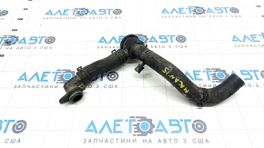 Перепускной клапан bypass левый в сборе Porsche Macan 15-18 3.0T, 3.6T с фланцем