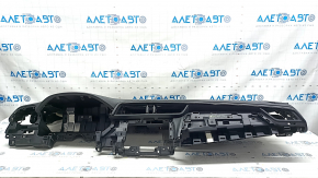 Торпедо передня панель з AIRBAG Honda Insight 19-21 чорна, з накладкою, іржавий піропатрон, під чистку