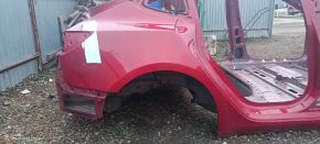 Четверть крыло задняя правая Tesla Model 3 18- на кузове, красный PPMR