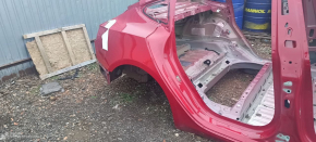 Четверть крыло задняя правая Tesla Model 3 18-23 на кузове, красный PPMR
