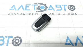 Ключ замку запалювання Porsche Macan 15-18 чорний з хром