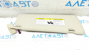Козырек левый BMW X5 F15 14-18 бежевый OYSTER, без крючка