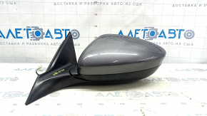 Зеркало боковое левое в сборе Honda Accord 18-22 3 пина графит
