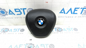 Подушка безпеки airbag в кермо водійська BMW X5 F15 14-18 чорна Sport