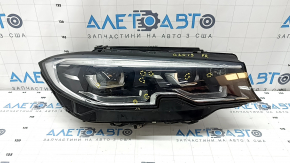 Фара передня права у зборі BMW 3 G20 19-22 LED адаптив, з блоками, пісок