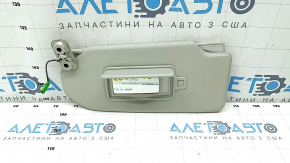 Козирок лівий Volvo XC90 16-26 шкіра сіра з підсвічуванням, без гачка, подряпин